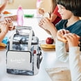 thumbnail image 3 of TIMIFIS Item Storage, Street Fashion Cool Bento Bag Insulation Fresh-Keeping Bag Leak-Proof Ice Bag Double-Layer Insulation Lunch Bag Lunch Box, 3 of 3