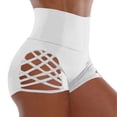 thumbnail image 2 of YHAJDS Swim Shorts Women Solid Color 3 Inseam Side Cut Out Leisure Swim Bottoms, 2 of 5