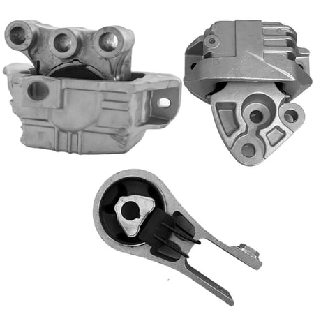 4M Auto Parts. Rear Lower Hydraulic Right Engine Mounts & Hydraulic Left Automatic Transmission Mount 3PCS Set For 6 Speed. Parts 3499 3487 3501. A5898 A20058 A20069