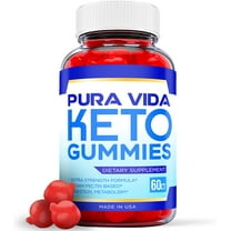 (1 Pack) Pura Vida Keto ACV Gummies - Supplement for Weight Loss - Energy & Focus Boosting Dietary Supplements for Weight Management & Metabolism - Fat Burn - 60 Gummies