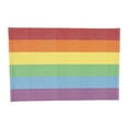 thumbnail image 2 of Saro Lifestyle Rainbow Stripe Delight Placemat (Set of 4), 2 of 4