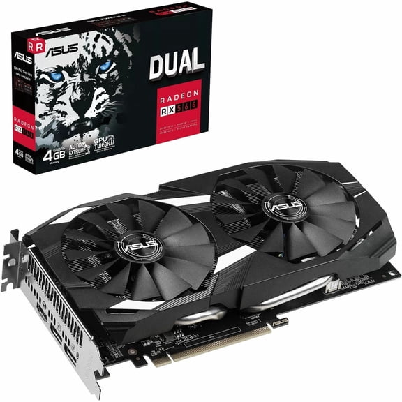 Restored ASUS Dual Radeon RX 560 4GB GDDR5 - Graphics Card (DUAL-RX560-4G) (Refurbished)