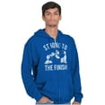 thumbnail image 5 of Strong To The Finish Popeye Bluto Zip Hoodie Sweatshirt Men Brisco Brands X, 5 of 6