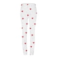 thumbnail image 4 of EQWLJWE Valentine's Day Leggings for Women Casual Heart-Shaped Graphic Yoga Pants Fashion Stretchy Workout Holiday Leggings for Pilates White(S-3Xl), 4 of 4