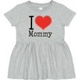 thumbnail image 3 of Inktastic I Love Mommy Heart Girls Baby Dress, 3 of 5