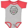thumbnail image 3 of Inktastic Middle Sister Leaves, Circle, Heart Girls Baby Bodysuit, 3 of 5