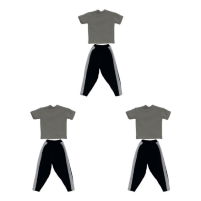 ZheElen Action Figurine Military Suits 12 Inch Accessories Style 9 3Set