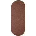 thumbnail image 1 of Rhody Rug SA48R024X096 Sandi 2 x 8 ft. Tweed Indoor-Outdoor Oval Braided Rug, Sangria, 1 of 1