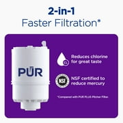 PUR Faucet Mount Water Filtration System, Vertical, White, FM3333B