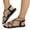 Black, variant on EKVAHL Sandals For Women Elastic Ankle Strap Flats Dressy Open Toe Sparkly Sandals Summer Beach Slides Shoses