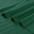 thumbnail image 3 of 3-Piece Stripe Green Polyester Bed Sheet Set, Twin –18 inch Deep Pocket, 3 of 5