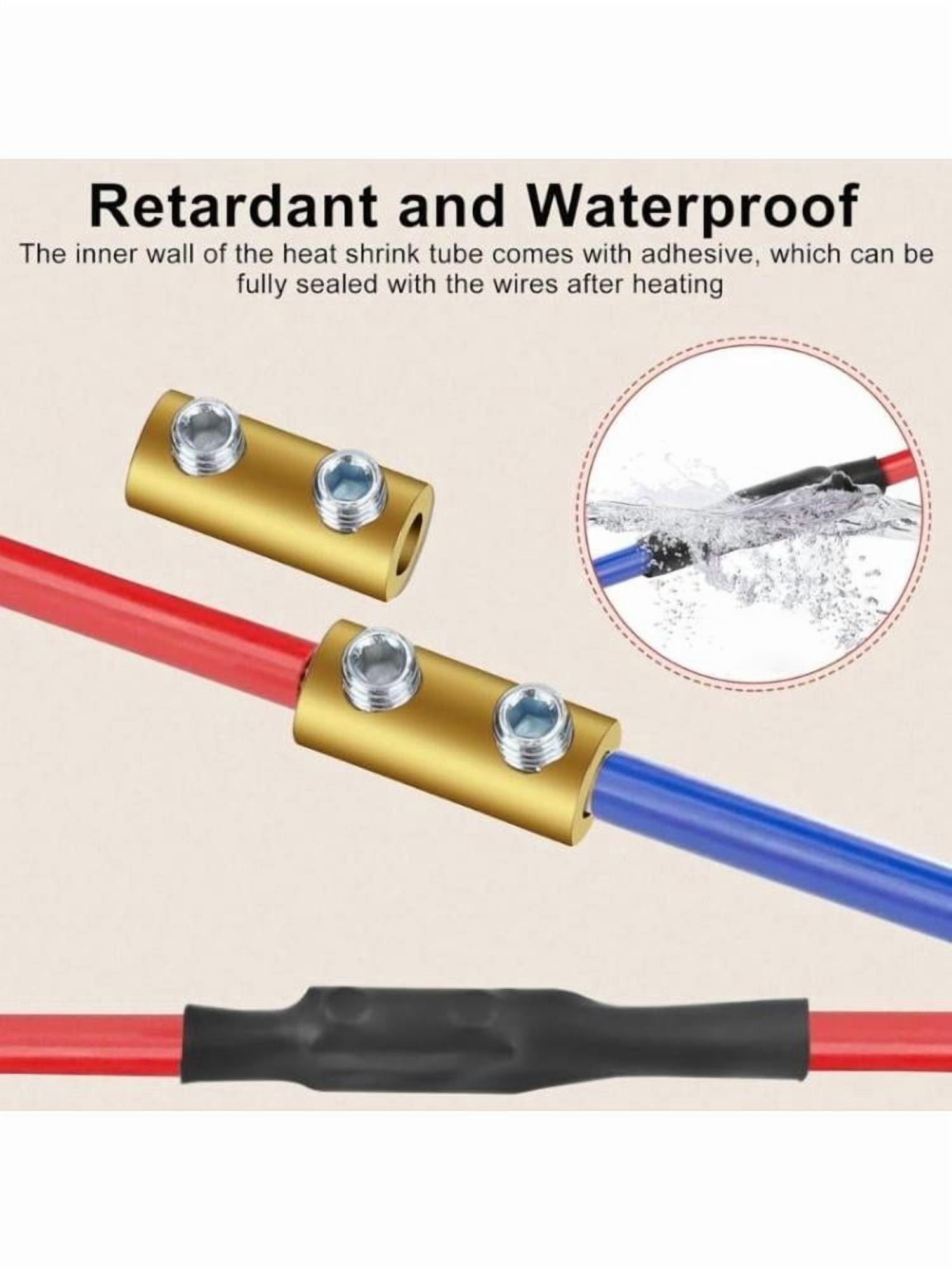 Multipurpose 30pcs 10 AWG Wire Butt Connectors Easy Insulated Straight Crimps for Efficient Electrical Connections