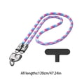 thumbnail image 3 of Type C Charging 10ft S9+ Joint Tips G Type A to Mini B Go Pro 5 Session Cord Android Phone Cord Type C To Type C 240W Charging With Wearable Bracelet Design 5A Fast Charging USB C Phone, 3 of 4