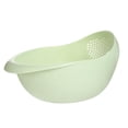 thumbnail image 4 of Lavadora de arroz Colador Limpieza Veggie Frutas Utensilios de cocina con mango Verde, 4 of 7