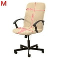 thumbnail image 2 of Funda de silla de computadora Zulema Protector de sillón Beige M, 2 of 6