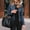 Dark Blue, variant on Leather Jacket Women Faux Oversized Motorcycle Bomber Coats Women Ladies Lapel Motor Jacket Coat Zip Biker Short Punk Cropped Tops Dark Blue XXXXXL