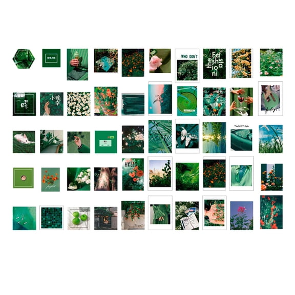 200-Piece Diy Wall Collage Kit - With Morning After Rain Nature Landscape Art Pieces For Home Wall Decoration And Easy Installation - Bedroom Living Room Office Room Nursery