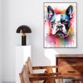 thumbnail image 3 of Boston Terrier Dog Art - Watercolor Style Wall, Home or Apartment Decor - Sweet Poster Print Gift for Puppy Lovers, Dog Lovers, Women, Girls, Kids, Baby Room, Nursery, 3 of 5
