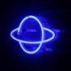 thumbnail image 5 of LED Planet Neon, luz de noche brillante, decoración de pared de arte de dormitorio adecuado Bar restaurante de fiesta, alimentado por USB/batería Ormromra  LKX-1691, 5 of 9