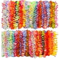thumbnail image 1 of Collares hawaianos Leis, 200 unidades, para decoración de fiestas de Luau, 1 of 7