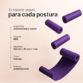 thumbnail image 3 of Tapete de Yoga Color Morado | Yoga Mat Antideslizante para Ejercicio y Meditación | B Life, 3 of 7