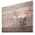 thumbnail image 1 of Design Art - Ranunculus Flowers in Bicycle Vase, 1 of 5