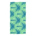 thumbnail image 3 of Ryvnso Green Palm Trees Beach Towel Quick Dry Swimming Yoga Beach Towels Large Sand Free Microfiber Towel 31"W x 71"L, 3 of 5