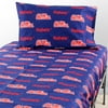Ole Miss Rebels 100% Cotton Sheet Set King