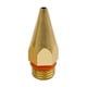 thumbnail image 3 of Boquilla duradera para máquina de pegamento caliente Punta para máquina de pegamento termofusible Boquilla de cobre Suministros 2 mm x 34 mm, 3 of 9