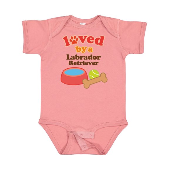 Inktastic Labrador Retriever Loved by a Boys or Girls Baby Bodysuit