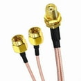 thumbnail image 6 of SMA Splitter Cable SMA Male to Double SMA Female Cable SMA Adapter RG316 Extension Cable WiFi Antenna Adapter Connector, 6 of 10