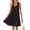 Black, variant on MEROKEETY Women's 2026 Summer Boho Sleeveless Eyelet Embroidered Floral A-Line Mini Dress, Flowy Beach Vacation Short Dress with Side Pockets, Wine, XL