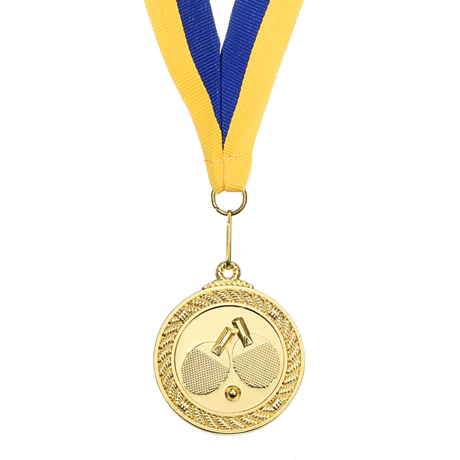 Uxcell 2" Gold Table Tennis Medals, 5Pcs Table Tennis Award Medals