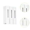 thumbnail image 6 of WeiLaiKeQi 3 Chamber Shower Soap Dispenser Shampoo and Conditioner Dispenser for Office White, 6 of 9