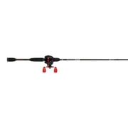 Abu Garcia Black Max Baitcast Fishing Combo, 66 Medium Rod, Right/Left Handed Reel