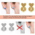thumbnail image 5 of XYCCA 2Pairs/Set Earrings Back Nut Lifters Lift 925 Silver Ear Lobe Support-082003, 5 of 5
