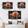 thumbnail image 4 of Designart Roses Wall Art, Through Time Sailboat Sailing painting VII , Roses Large Wall art decor, Yellow Modern Canvas wall art, 40x30 inches, 4 of 5
