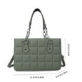 thumbnail image 2 of Bolso de mano para mujer, bolso de mano de piel sintética, bolso de mano para mujer, bandolera (verde), 2 of 2