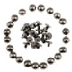 thumbnail image 2 of 20 Piezas de Metal con Forma de Cúpula de Seta Remaches Punk Tachuelas Pinchos Sujetadores para Cinturón de Cuero de 8 Mm gris Soledad Remaches, 2 of 9