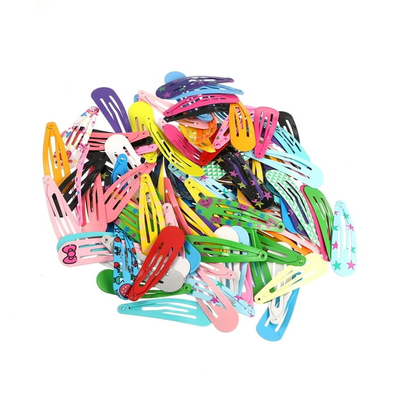 Vocoste Hair Clips for Girls Metal Hair Accessories Hair Barrette Multicolor 120pcs