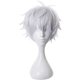 thumbnail image 1 of Peluca de anime para cosplay TQEHS Gris plateado, 1 of 5