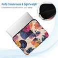 thumbnail image 2 of FORMRS 13-13.3 inch Laptop Sleeve Case Soft Carrying Quilted Computer Bag Cover, Flowers Pattern Style, 2 of 7