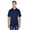 NAVY/ GOLD, variant on UltraClub 8406 Men's Cool & Dry Sport Two-Tone Polo