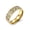 Gold color, variant on 14K Yellow Gold Nets CZ Rings Wedding Ring for Men Women Unisex Charm Jewelry