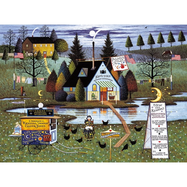 Rompecabezas Buffalo Games Charles Wysocki Lo sabe todo 1000P