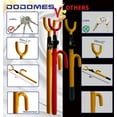 thumbnail image 2 of Cerradura de volante Dodomes antirrobo para vehículos, seguridad, color rojo, 2 of 8