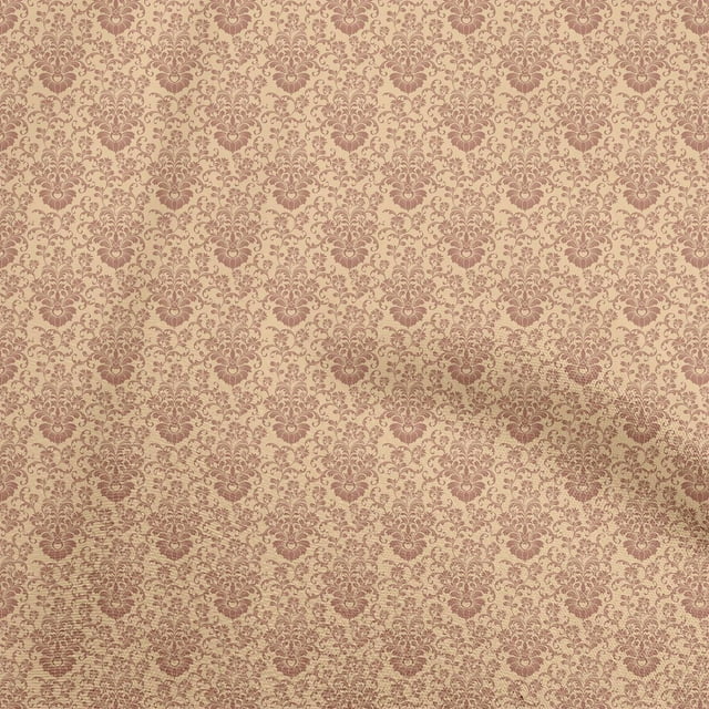 oneOone Rayon Brown2 Fabric Toile Dress Material Fabric Print Fabric By The Yard 56 Inch Wide