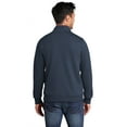 thumbnail image 2 of Port & Company PC78FZ Core Fleece Cadet Full-Zip Sweatshirt, Navy, 4XL, Mens Hoodies and Sweatshirts, 2 of 4