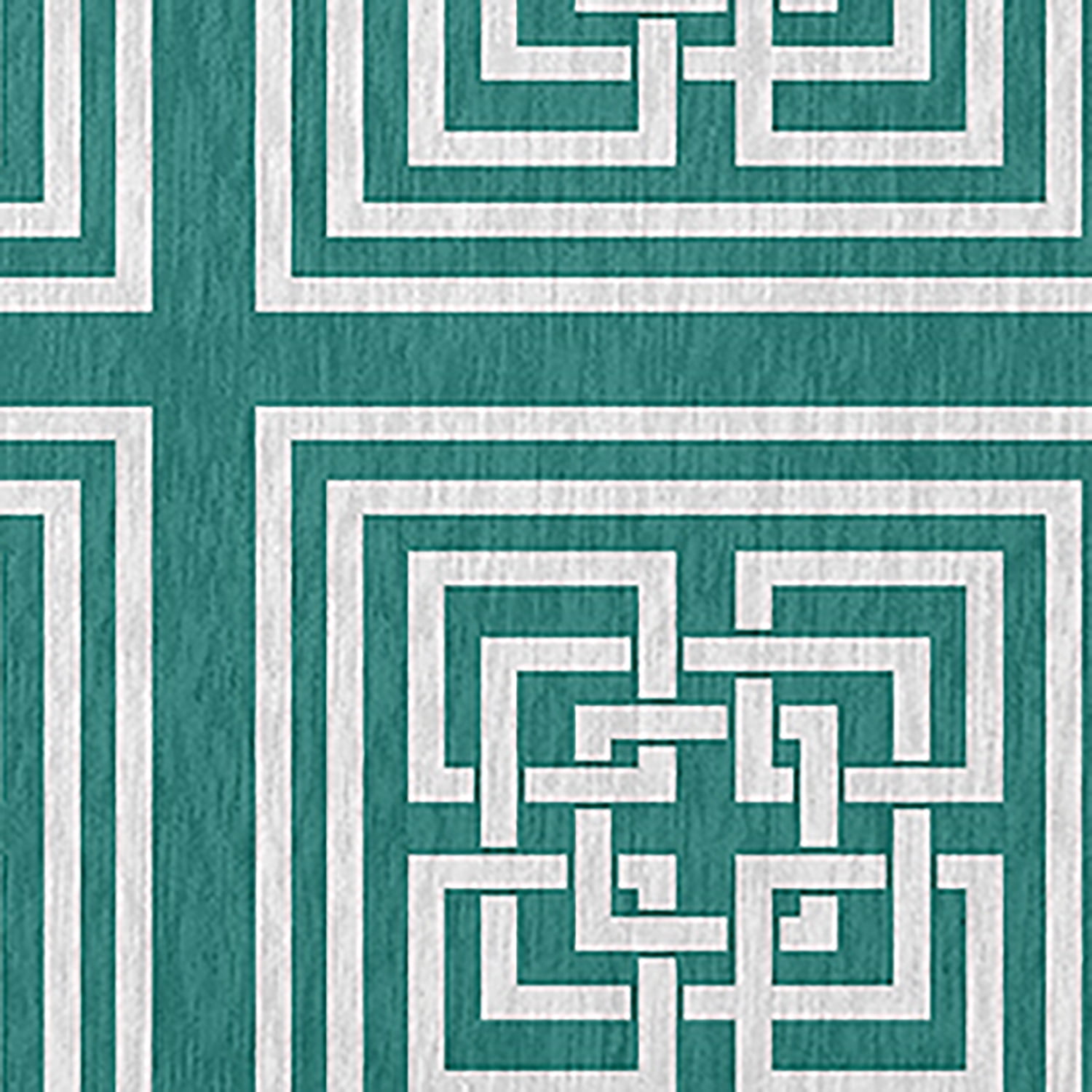 Simply Daisy 2' x 3' Desert Turquoise Greek New Key Rug