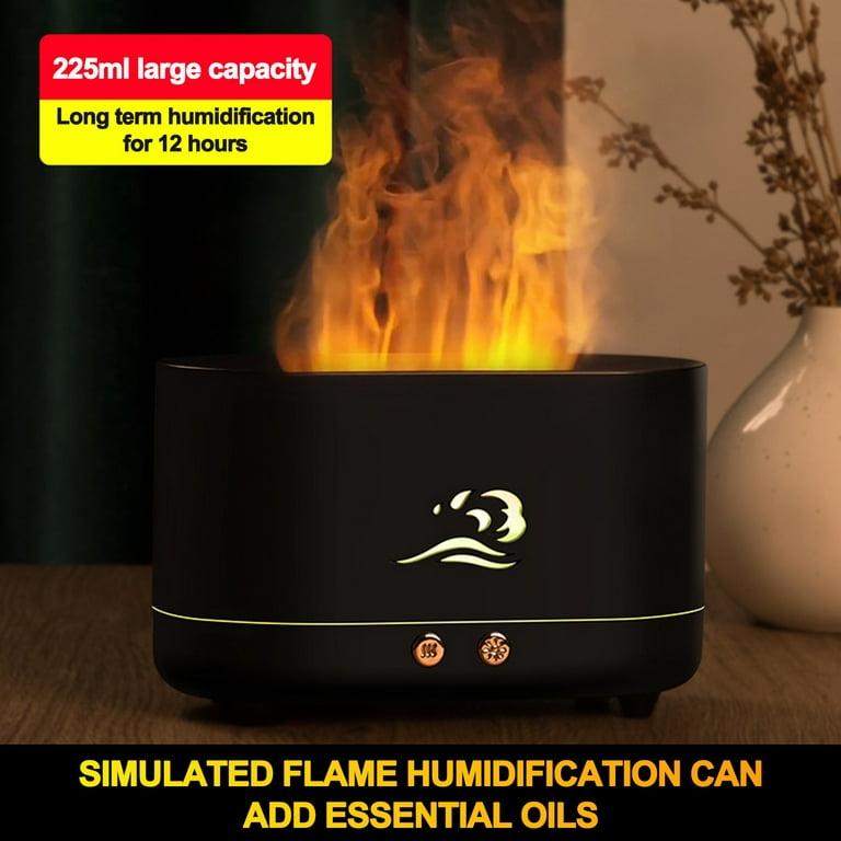  Upgraded 7 Color Flame Fireplace Air Aroma Essential
